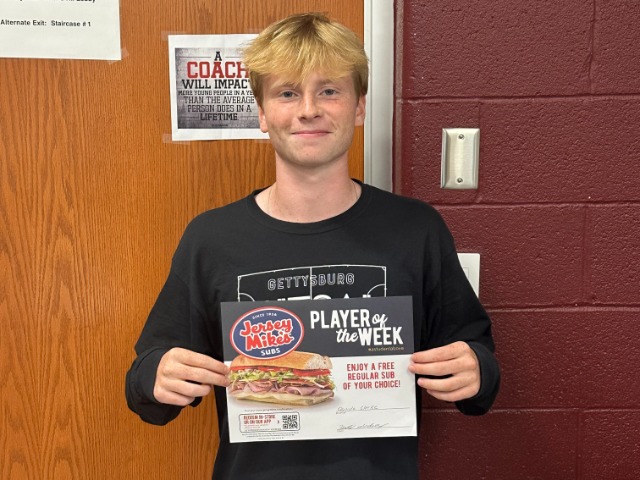 Jersey Mike's Player of the Week- Week of September 16th