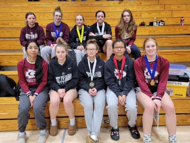 Gettysburg Girls Wrestling- History Making Day at Sectionals