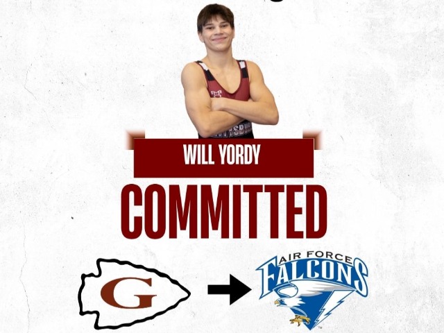 Gettysburg Boys Wrestling- Yordy commits to the United States Air Force Academy