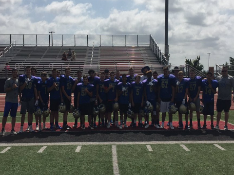 Freshmen football compete at Yukon
