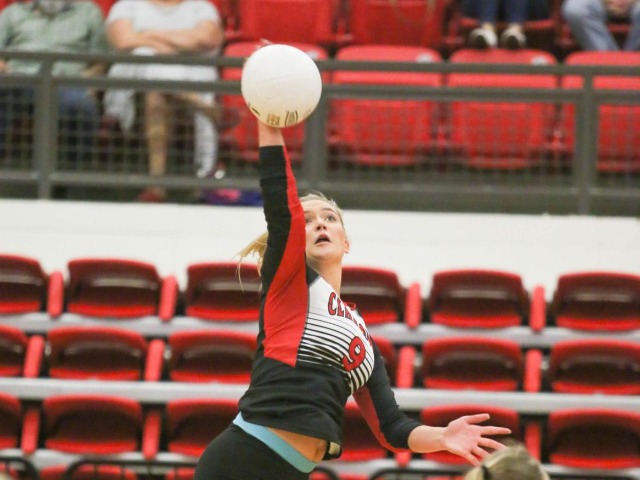 Claremore vs. McGuinness in volleyball opener
