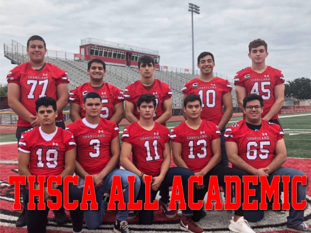 Shary Football THSCA All State Academic