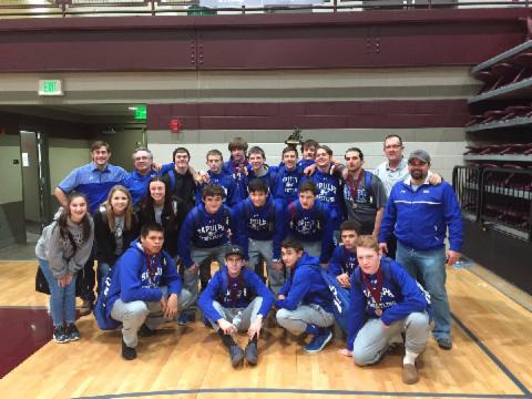 Chieftain Wrestlers finish 3rd at Jenks