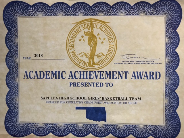 Girls Basketball Earns Academic Award