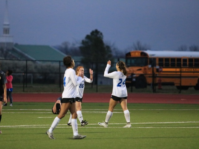 Varsity girls won their 3rd district game last night at Capitol Hill 9-0