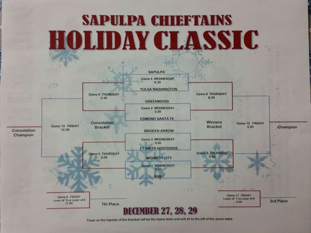 Our Holiday Classic Tournament starts tomorrow