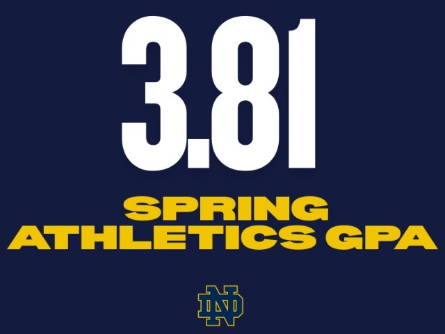 Notre Dame Cruises Past St. Francis