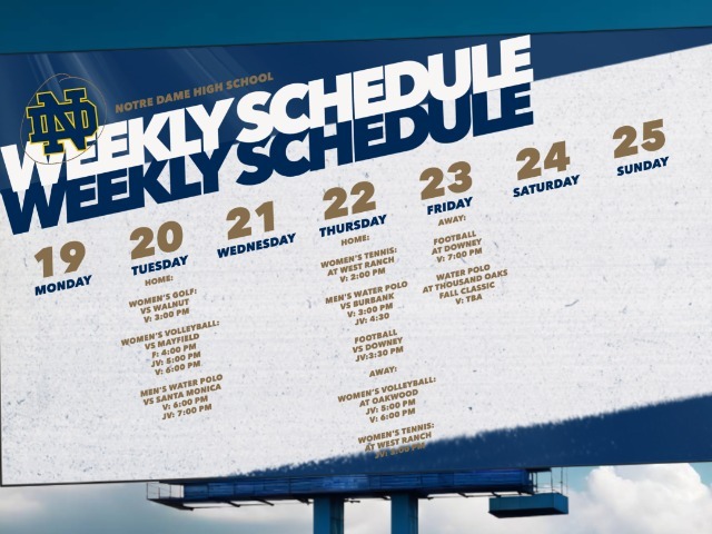 This Week at Notre Dame Athletics 