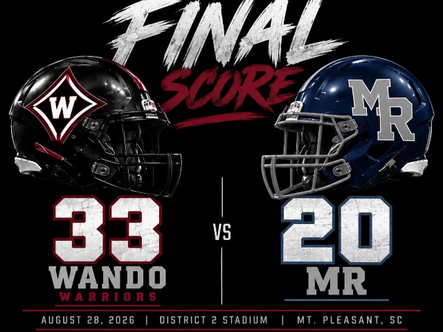 Wando Football Defeats May River on Hall of Fame Night