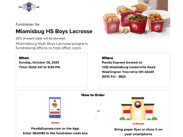 Boys Lacrosse Dine to Donate Fundraiser