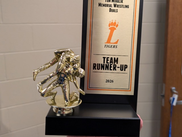 Boys wrestling team finishes team runner up at Loveland duals. 