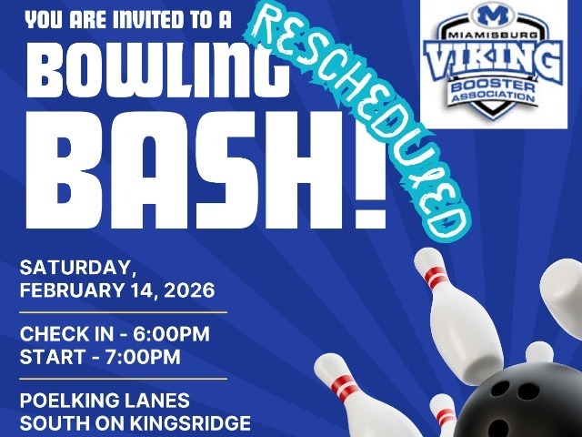 Viking Booster Bowling Bash Rescheduled for 2/14