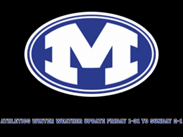 MCS Athletics Update for Friday 1-30-26 through Sunday 2-1-26