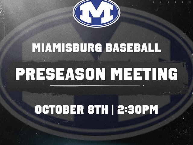 Baseball Preseason Meeting- 10/8 at 2:30p.m. 