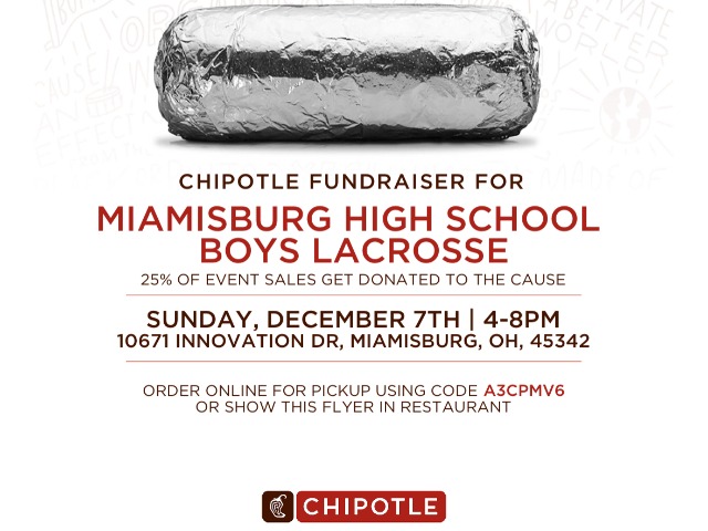 Boys Lacrosse Chipotle Fundraiser