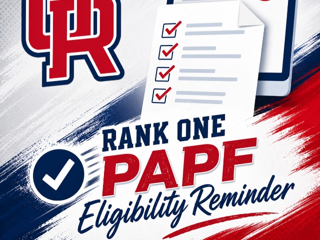 Reminder: Rank One UIL PAPF Eligibility