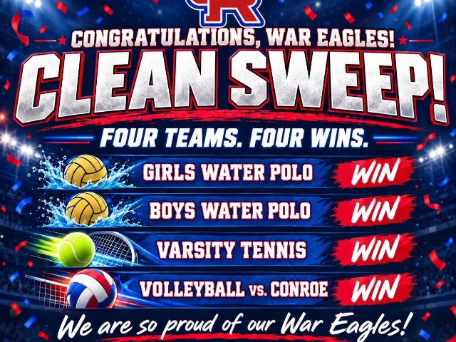 Four teams. Four wins. A CLEAN SWEEP!