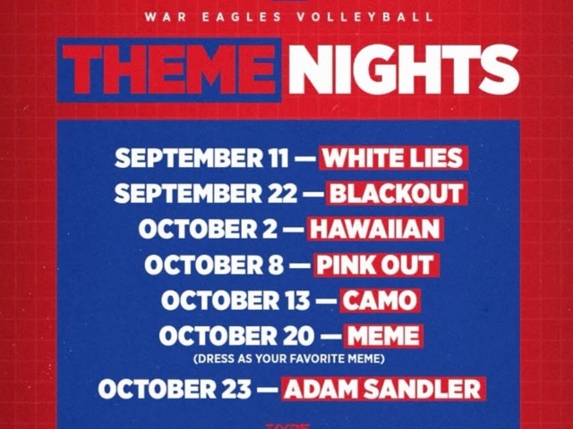 Volleyball Theme Nights