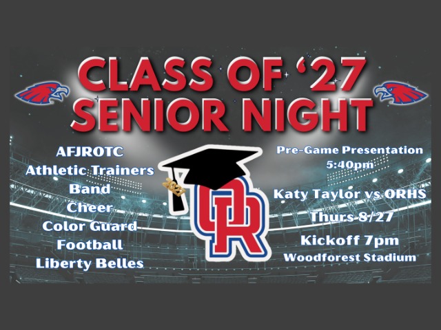 Senior Night | Aug 27 - Woodforest Stadium