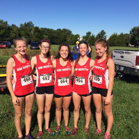 Great morning for our girls cross country