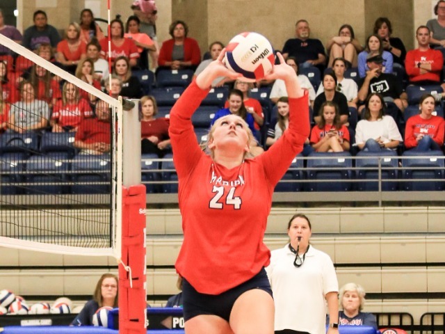 Volleyball Exorcises Blue Devils From Patriot Arena