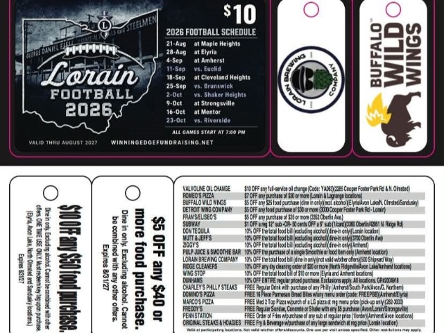 LHS Football Discount Cards ON SALE NOW