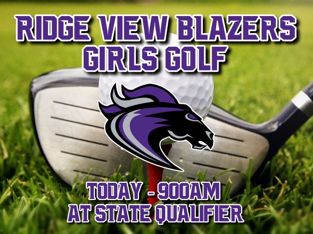 Girls Golf Today at State Qualifier