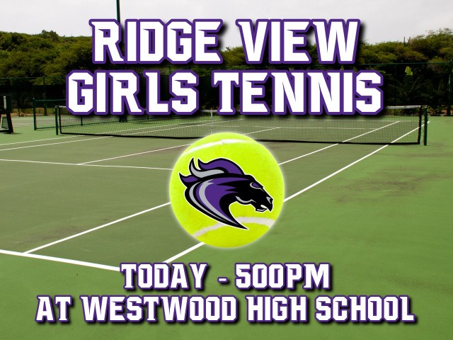 Girls Tennis Today at Westwood