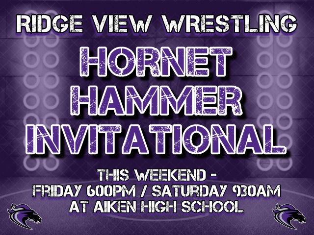 Wrestling This Weekend at Hornet Hammer Invite