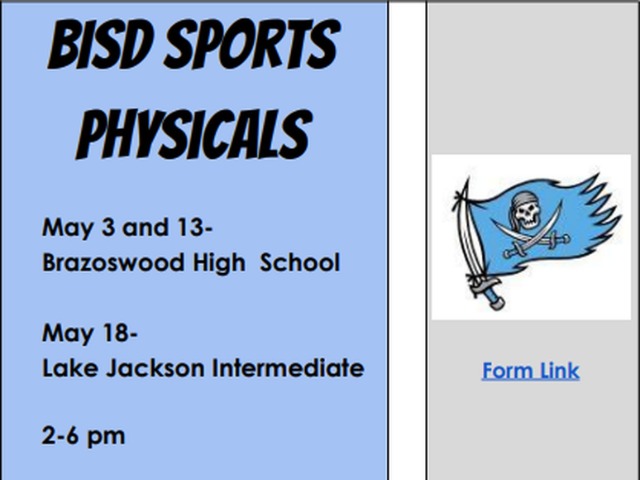 Physicals for the 2021-22 School Year