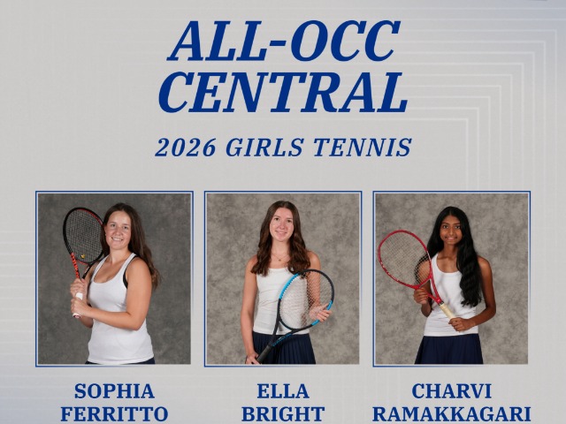 Girls Tennis Lands Three on All-OCC Central Teams