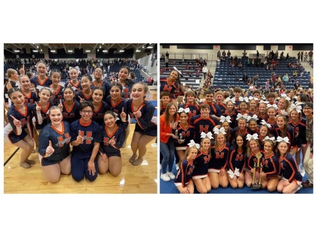 Competitive Cheer & Dance taking 1st