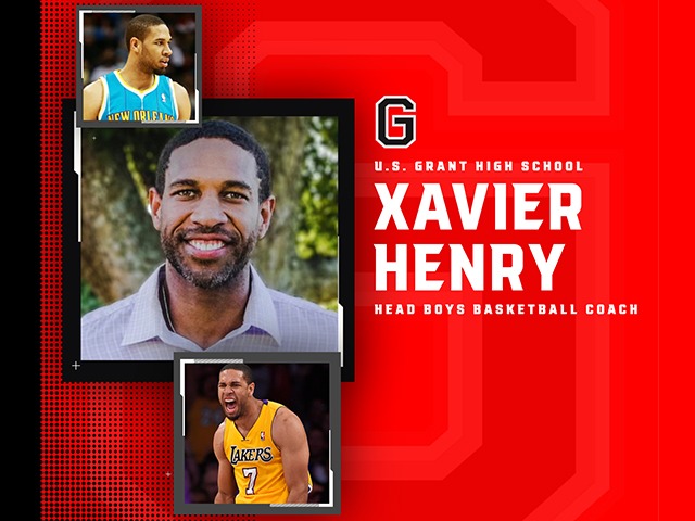 Xavier Henry Named Head Coach for U.S. Grant Boys Basketball