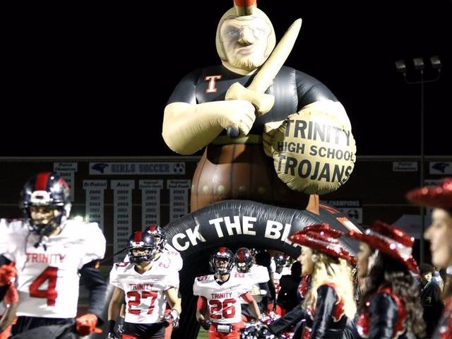 Euless Trinity-Plano football playoff game is live Friday on KTXA