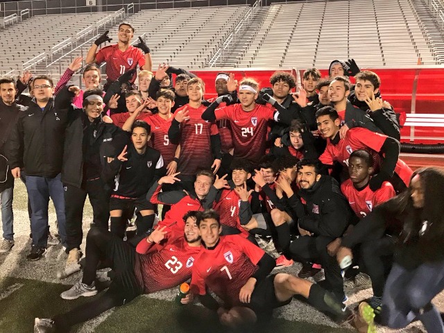 Trojans Win! The Trojan mens soccer team travels north and defeated Marcus 1 - 0
