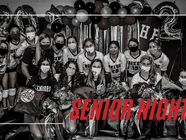 Varsity Volleyball Wins on Senior Night