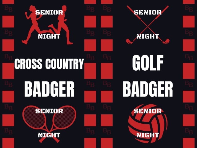 Senior Night: Cross Country, Golf, Tennis, Volleyball