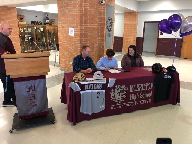  Connor Boyle signed a letter of intent to play baseball for The University of the Ozarks!!