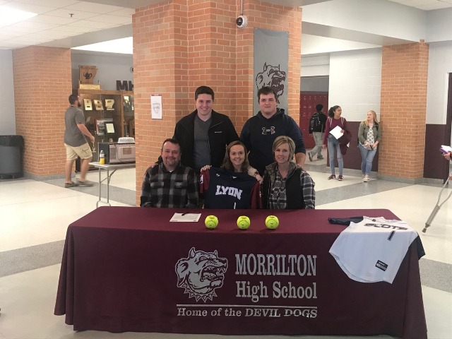 Libby Shipp signing scholarship to play softball for Lyon College