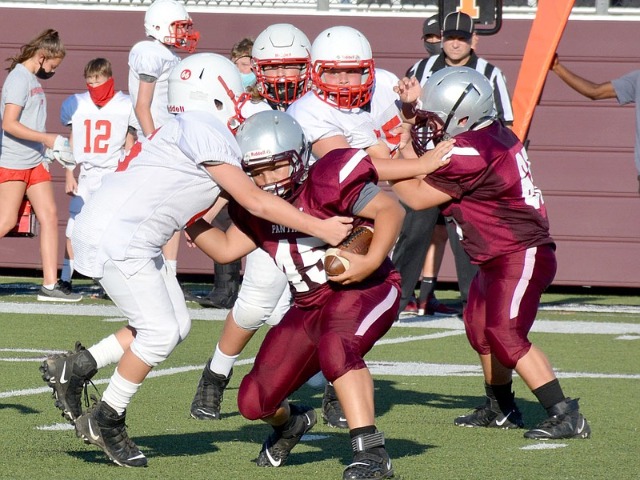 Eighth-graders shut out Bentonville Washington - The Panthers had three interceptions on the night.