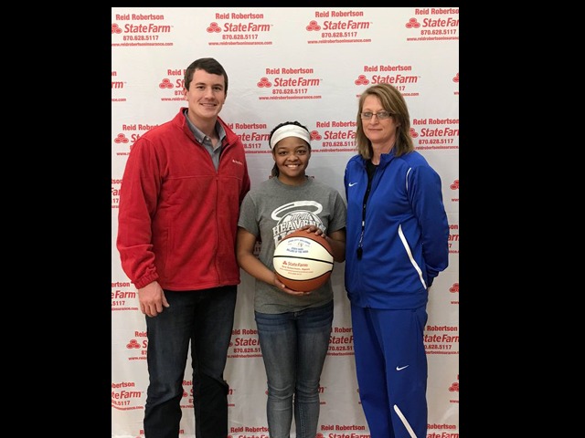 Kyaira Jackson selected as State Farm Player Of The Week!