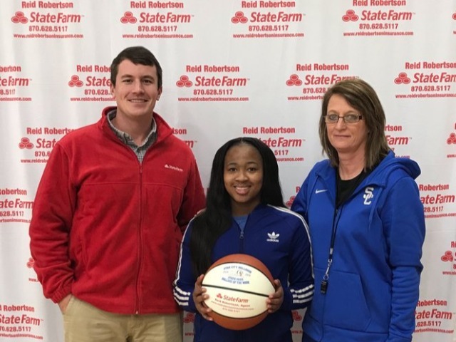 Amber Weatherspoon selected as State Farm Player Of The Week!