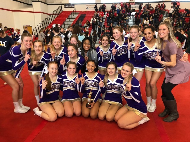 Varsity Cheer Places 1st at Shorian Invite