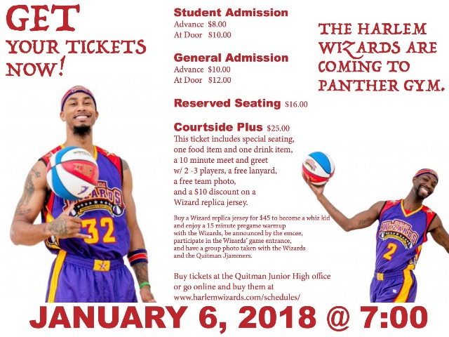 Harlem Wizards coming to Quitman!!