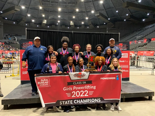 GHS Girls Powerlifting Team wins MHSAA 5A State Championship