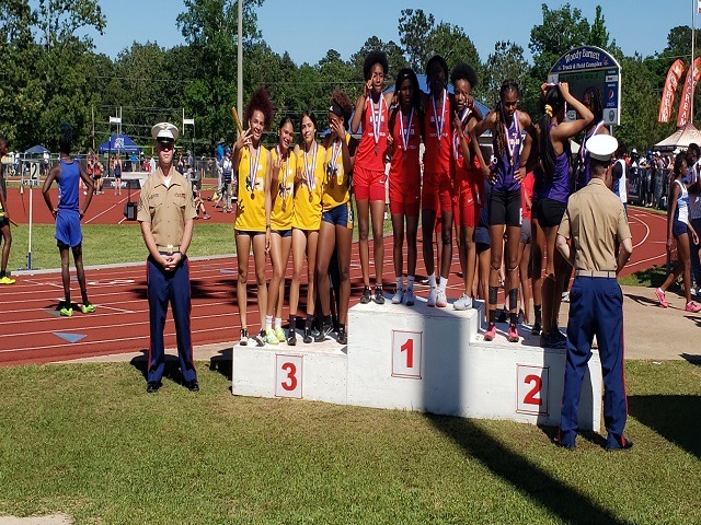 GHS Girls 4 X 100 Wins MHSAA State Championship in Track
