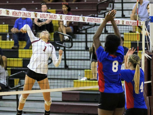 Ashley volleyball blanks Pender