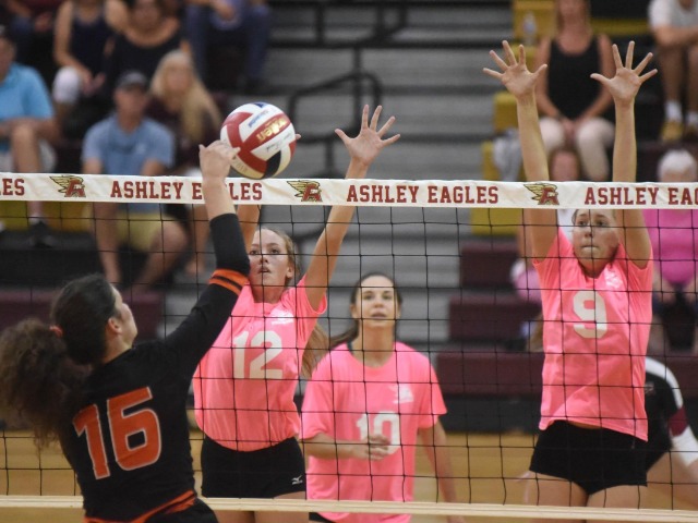 Ashley volleyball sweeps New Hanover