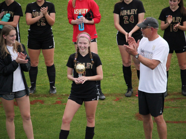 Junior Mia Hogan Breaks Record