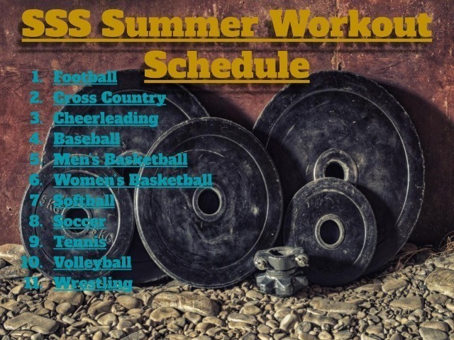 Summer Workout Schedules